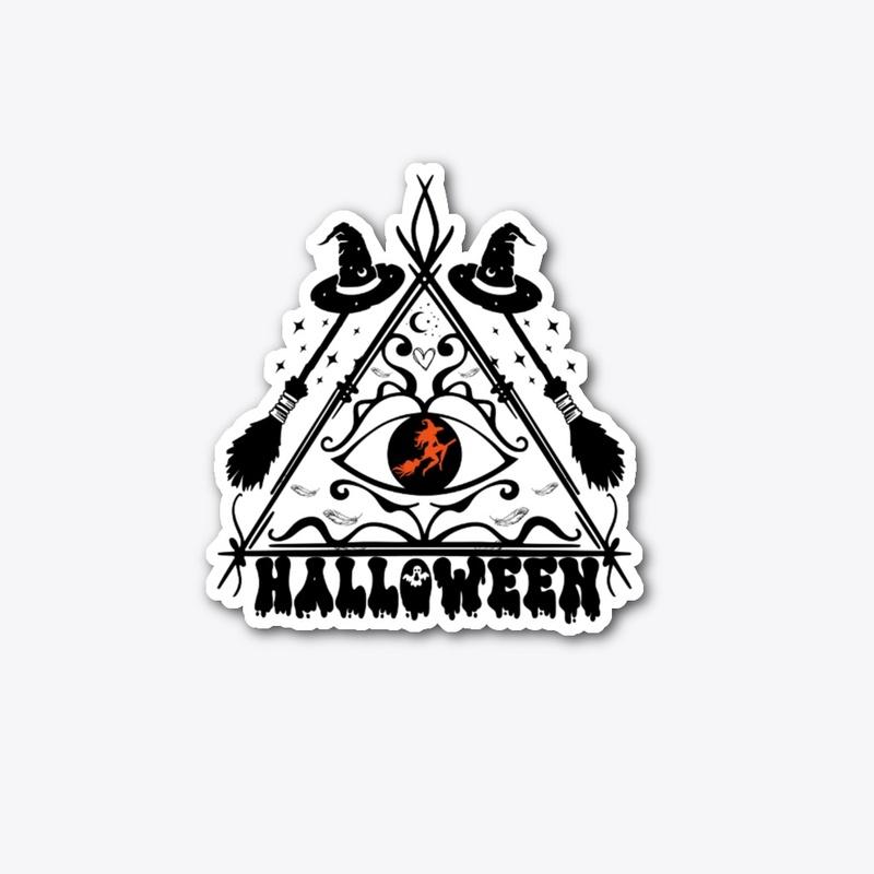 Halloween Sticker Boo